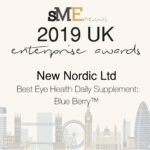 Award badge van Enterprise Awards 2019 voor Best Eye Health Daily Supplement Blue Berry™.