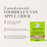 New Nordic Apple Cider™ met drie voordelen voor vochtafvoer, spijsvertering en normale bloedglucosewaarden.