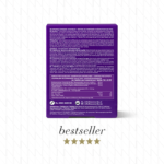 Achterzijde van de Blue Berry Eyebright™ verpakking met gebruiksaanwijzing, ingrediënten en voedingsinformatie.