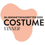 Badge van Costume Skjønnhetsfavoritter 2022 winnaar.