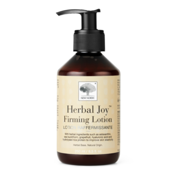 Herbal Joyâ„¢ Firming Lotion in pompflacon, helpt de huid te verzorgen en ondersteunen.