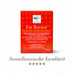 New Nordic Fat Burner™ voor vetmetabolisme en gewichtsbeheersing, met de tekst "Scandinavische kwaliteit".