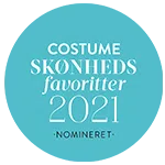 Logo van Costume Skjønnhetsfavoritter 2021 nominatie.