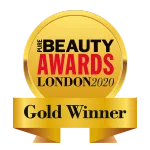 Pure Beauty Awards London 2020 Gold winnaar badge.