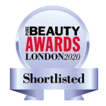 Pure Beauty Awards London 2020 award badge.