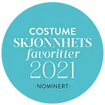 Logo van Costume Skjønnhetsfavoritter 2021 nominatie.
