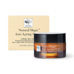 New Nordic Natural Magic™ Anti-Ageing Cream met granaatappel, astaxanthine en zonnebloemolie, helpt de huid te verzorgen en hydrateren.
