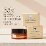 Natural Magic™ Amazing Eye™ Cream met resultaten uit een gebruikersonderzoek naar de vermindering van zichtbare tekenen van huidveroudering.