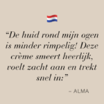 Klantbeoordeling over Natural Magic™ Amazing Eye™ Cream met een positieve ervaring over de huid rond de ogen.
