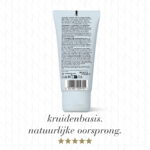 Achterzijde van de verpakking van Deep Cleanse™ Black Bee Honey Cleansing Balm met productinformatie en barcode.