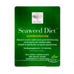 New Nordic Seaweed Diet™ tabletten in groene verpakking, helpen gewichtsbeheersing en vetverbranding te ondersteunen.