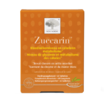 New Nordic Zuccarin™ tabletten in oranje verpakking met focus op bloedsuiker en metabolisme.
