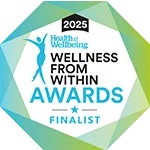 Wellness From Within Awards 2025 finalist logo.