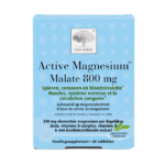 Active Magnesium™ Malate 800 mg verpakking voor spieren, zenuwen en bloedcirculatie.