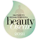 Skönhetsredaktörerna Beauty Oscar 2021 awardbadge.