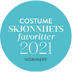 Costume Skjønnhets Favoritter 2021 nominatie awardbadge.